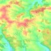 Mappa topografica Oberhaindlfing, altitudine, rilievo