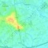 Mappa topografica Kezelberg, altitudine, rilievo