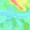 Mappa topografica La Panne, altitudine, rilievo