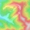 Mappa topografica bash, altitudine, rilievo