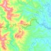 Mappa topografica Talaingod, altitudine, rilievo