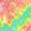 Mappa topografica La Ramade, altitudine, rilievo