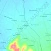 Mappa topografica P-4 Panag, altitudine, rilievo