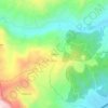 Mappa topografica Calera, altitudine, rilievo