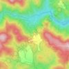 Mappa topografica Il Belagaio, altitudine, rilievo