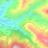 Mappa topografica Salyana, altitudine, rilievo