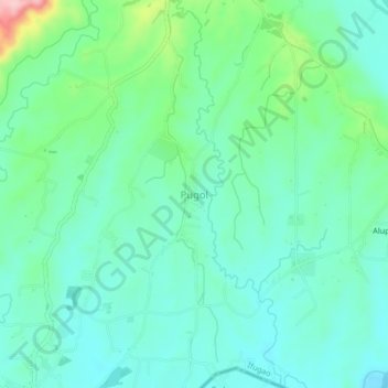 Mappa topografica Pugol, altitudine, rilievo