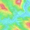 Mappa topografica Garnaud, altitudine, rilievo