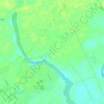 Mappa topografica La Union, altitudine, rilievo