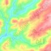 Mappa topografica Sobral, altitudine, rilievo