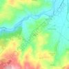 Mappa topografica Vila Nova de Veiga, altitudine, rilievo