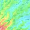 Mappa topografica Bragelogne, altitudine, rilievo