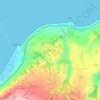 Mappa topografica Madama, altitudine, rilievo