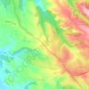 Mappa topografica Les Fournials, altitudine, rilievo
