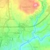 Mappa topografica Tinga Itaas, altitudine, rilievo