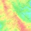 Mappa topografica L'Oisellerie, altitudine, rilievo