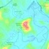 Mappa topografica Sugar Loaf Mountain, altitudine, rilievo