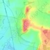 Mappa topografica Warden Hill, altitudine, rilievo