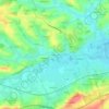 Mappa topografica Niederham, altitudine, rilievo
