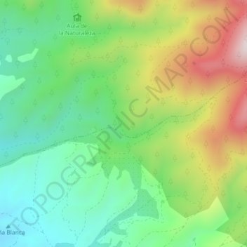 Mappa topografica Solana, altitudine, rilievo