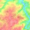 Mappa topografica Saint-Rémy-en-Mauges, altitudine, rilievo