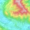 Mappa topografica Giovenzana, altitudine, rilievo