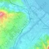 Mappa topografica San Martino Bassa, altitudine, rilievo