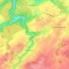 Mappa topografica Val Tibiémont, altitudine, rilievo
