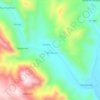Mappa topografica Accopujio, altitudine, rilievo