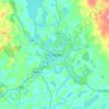 Mappa topografica Enniskillen, altitudine, rilievo