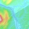 Mappa topografica Hambright, altitudine, rilievo