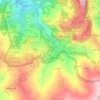 Mappa topografica La Costa, altitudine, rilievo