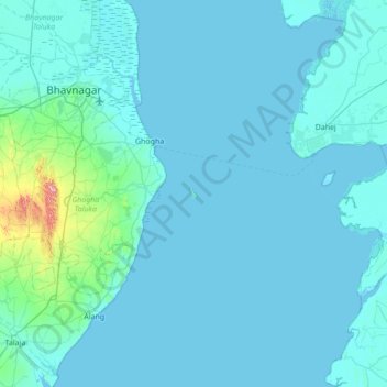Mappa topografica Piram Bet, altitudine, rilievo