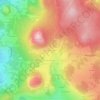 Mappa topografica Les Vignes Hautes, altitudine, rilievo