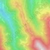 Mappa topografica Boz, altitudine, rilievo