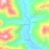 Mappa topografica Virgen del Carmen, altitudine, rilievo