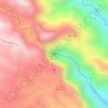Mappa topografica Salto de Bordones, altitudine, rilievo