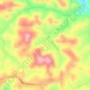 Mappa topografica Uraba, altitudine, rilievo