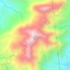 Mappa topografica Mount Ampawid, altitudine, rilievo