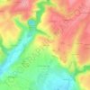 Mappa topografica La Briaudière, altitudine, rilievo