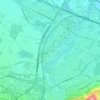 Mappa topografica Casteldebole, altitudine, rilievo