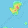 Mappa topografica Es Corrals, altitudine, rilievo
