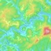 Mappa topografica Freeman, altitudine, rilievo