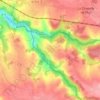 Mappa topografica Créac'h Ar Zant, altitudine, rilievo