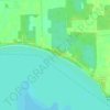 Mappa topografica Wainfleet Lake Erie Public Access Beach, altitudine, rilievo