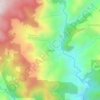 Mappa topografica Dalican, altitudine, rilievo