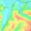 Mappa topografica La Forge Fallot, altitudine, rilievo