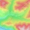 Mappa topografica Lavail, altitudine, rilievo