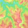 Mappa topografica Mas de la Tigne, altitudine, rilievo