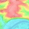 Mappa topografica Winzerer Höhe, altitudine, rilievo